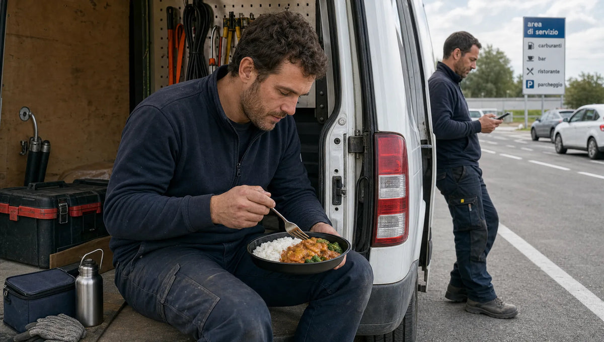 Pranzo in furgone: idee pratiche per chi lavora in movimento