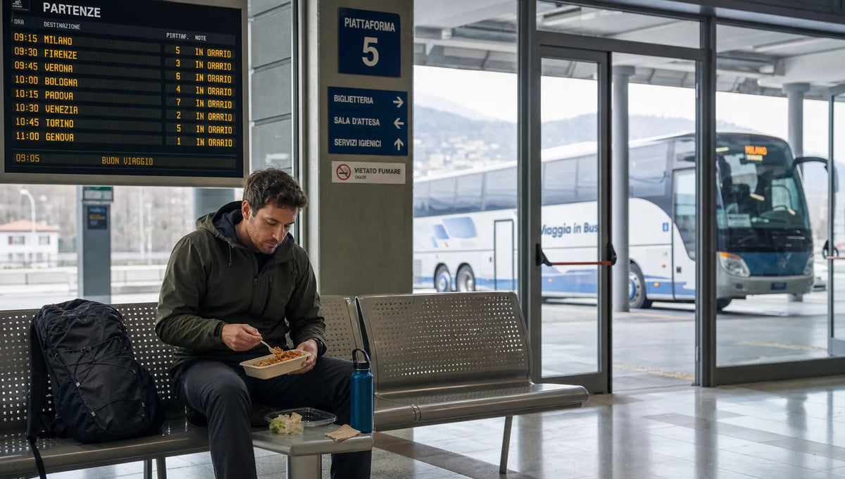 Cosa mangiare durante un viaggio in pullman