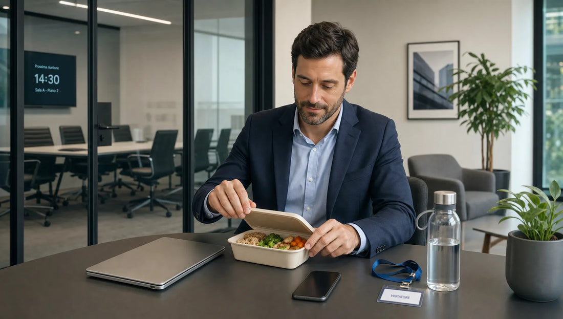 Pranzo sano per manager sempre in riunione