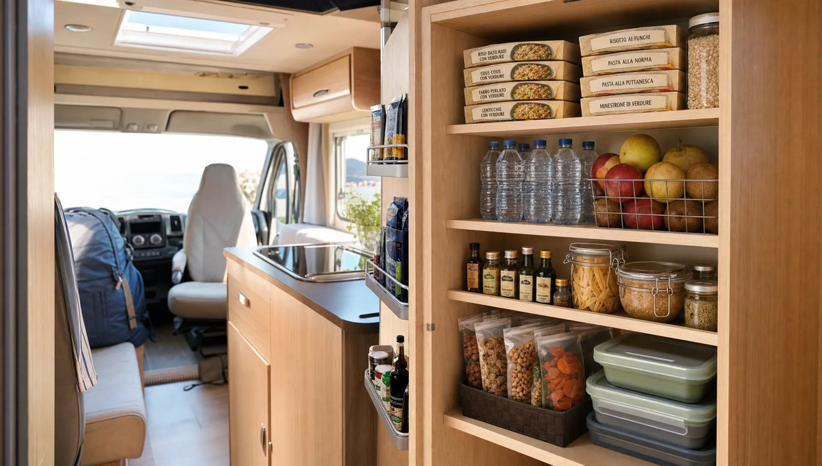 Cosa mettere nella cambusa del camper in estate