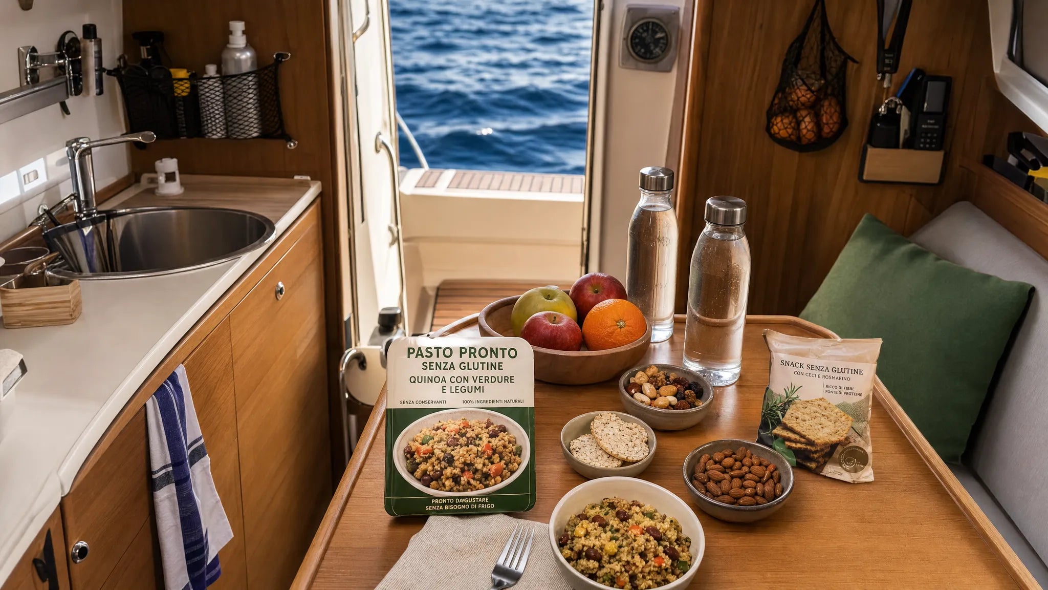 Cosa portare in barca per mangiare bene a bordo