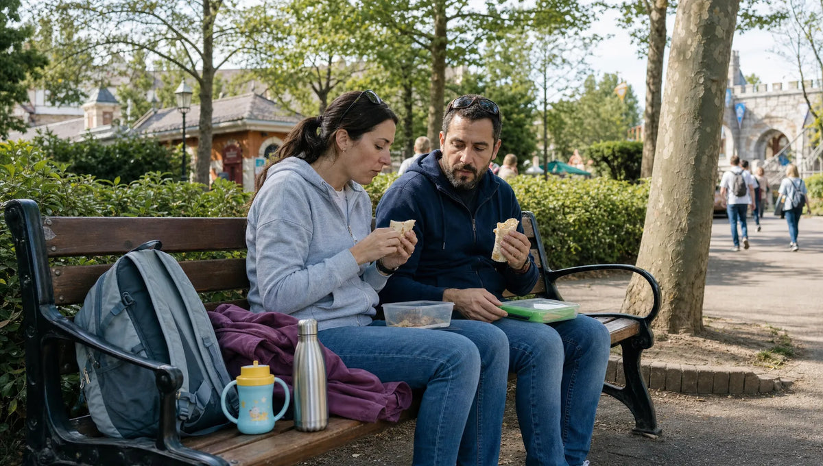 Pranzo senza glutine in un parco divertimenti