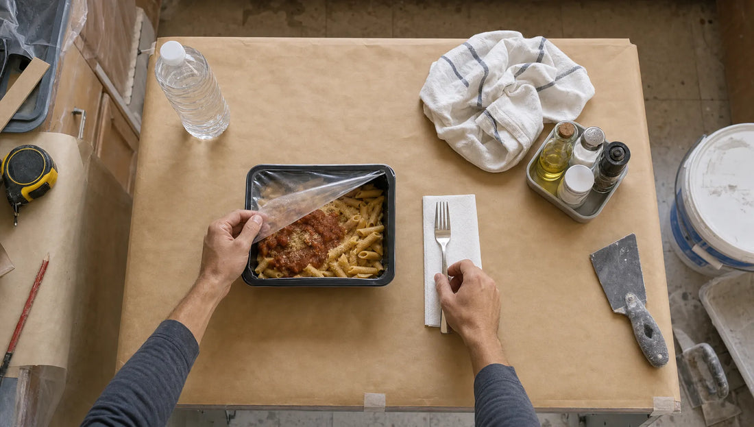 Come organizzare i pasti durante una ristrutturazione