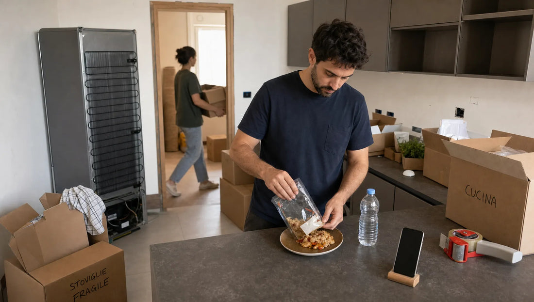 Come mangiare bene durante un trasloco