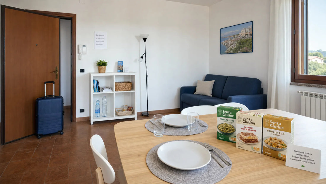 Pasti senza glutine per una casa vacanze senza cucina