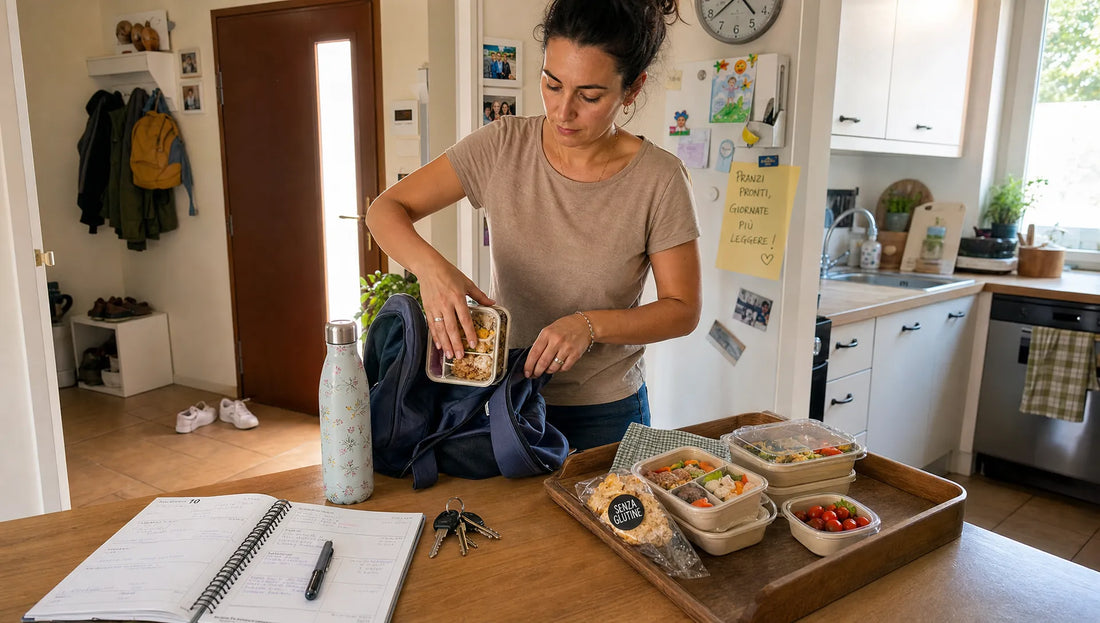 Pranzo sano per genitori sempre di corsa