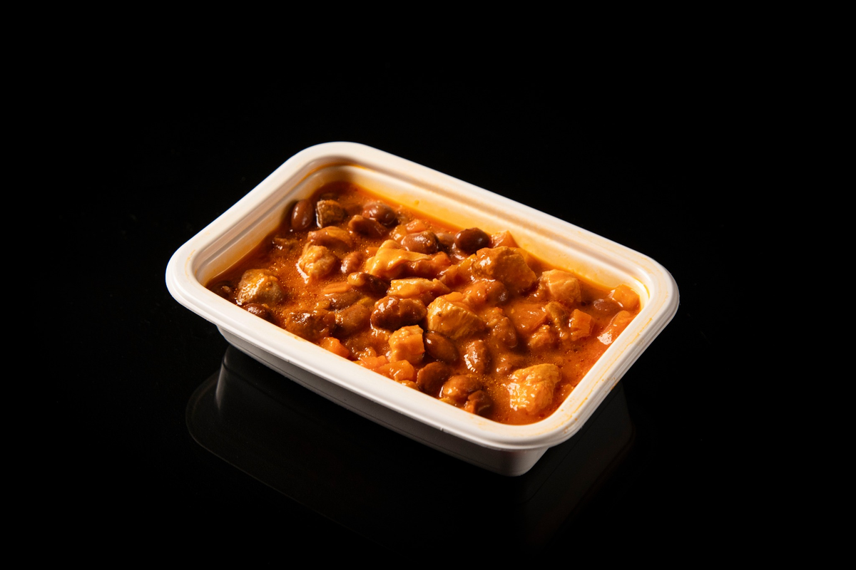 Pollo Mediterraneo con Fagioli