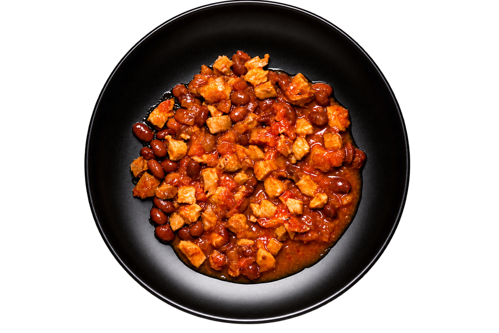 Pollo Mediterraneo con Fagioli