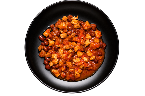 Pollo Mediterraneo con Fagioli