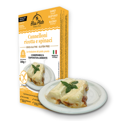 Cannelloni Ricotta e Spinaci - Piatto pronto senza glutine