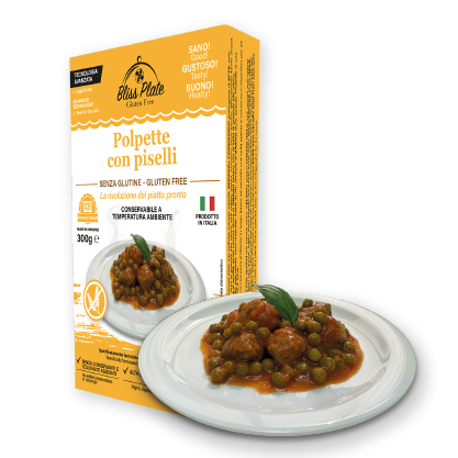 Polpette con Piselli - Piatto pronto senza glutine