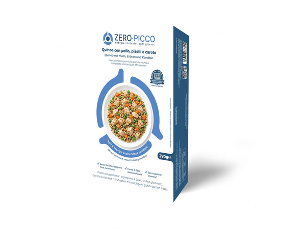ZeroPicco Quinoa con Pollo Piselli e Carote