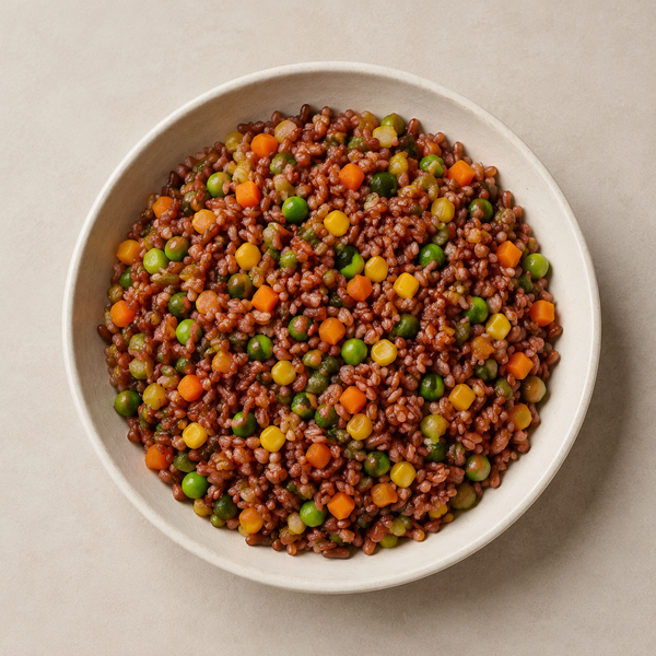 Riso Rosso con Verdure