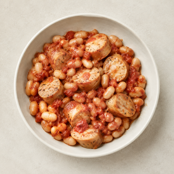 Salsiccia di Pollo con Fagioli